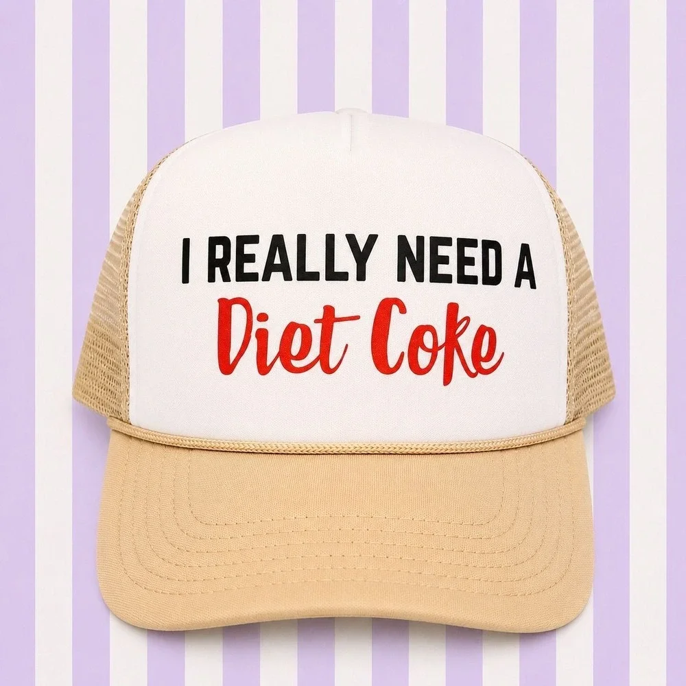 I REALLY Need a Diet Coke SnapBack Hat - Picture 1 of 1